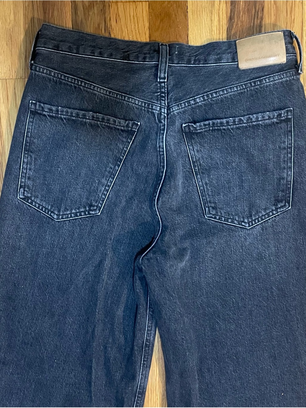Citizens of Humanity Paloma Baggy Wide Leg Jeans Beverly Brook Black 28 - Picture 5 of 8
